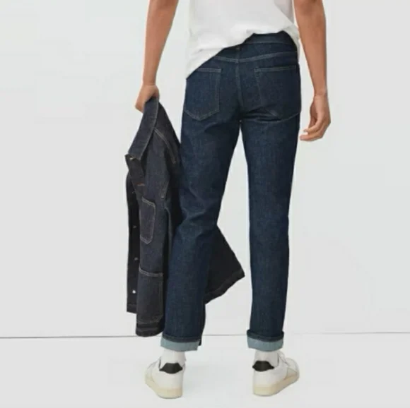 EVERLANE The Slim 4-Way Stretch Organic Jeans Uniform NWOT!